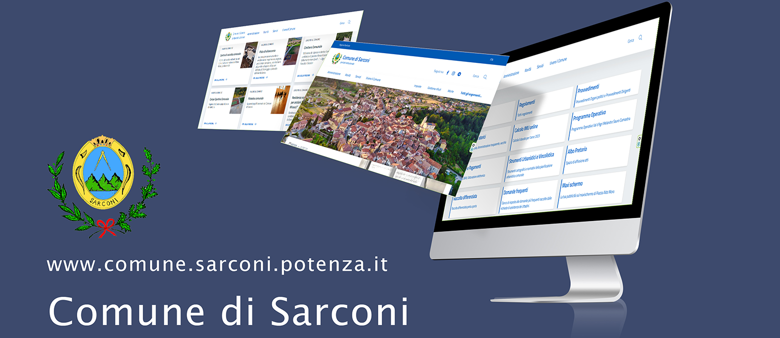 nuovo sito comune sarconi